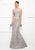 Montage by Mon Cheri - 217D90 Strapless Trumpet Gown with Sweep Train in Silver