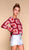 Moroccan Red Tile Blouse