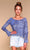 Merritt Charles -  Moroccan Blue Tile Blouse