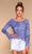 Moroccan Blue Tile Blouse