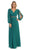 Split Bishop Sleeve Chiffon Formal Dress