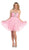 May Queen - Sassy Strapless Sequined Cocktail Dress