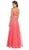 Finely-Tucked Sweetheart Chiffon Prom Dress