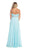 Finely-Tucked Sweetheart Chiffon Prom Dress