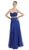 Finely-Tucked Sweetheart Chiffon Prom Dress
