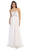 Crystal Flourished Chiffon Long Prom Gown