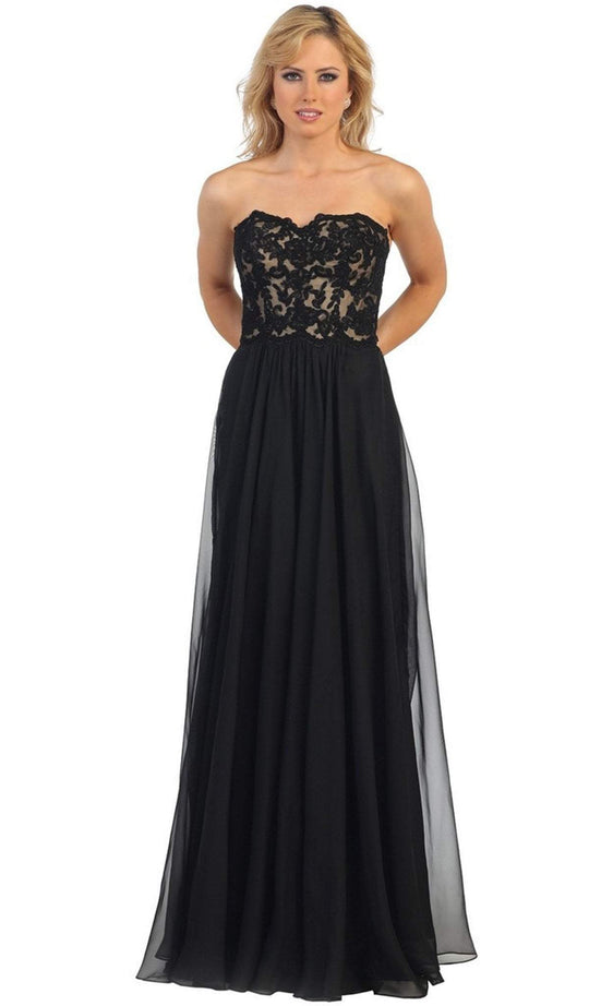 May Queen - Lace Sweetheart A-line Evening Dress