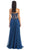 Illusion Paneled Strapless A-line Prom Dress