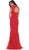 May Queen - Lace Square Trumpet Evening Dress