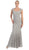 Lace Square Trumpet Evening Dress