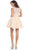 Lace Illusion Jewel A-line Cocktail Dress