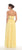 May Queen - MQ-1169 Strapless Bejeweled A-Line Gown In Yellow