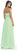 May Queen - MQ-1169 Strapless Bejeweled A-Line Gown In Green