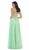 Beaded Floral Chiffon Prom Dress