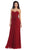 Strapless Ruched Bodice Chiffon Long Prom Dress