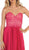 Glistening Strapless Prom Dress with Long Tulle Skirt