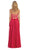 May Queen - MQ1201 Glistening Strapless Prom Dress with Long Tulle Skirt in Pink