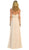 May Queen - Styllish Long Chiffon Formal Dress with Quarter Length Jacket