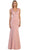Lace V-neck Trumpet Evening Dress