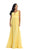 May Queen - MQ1225B Sleeveless Plunging Interweaved Prom Gown