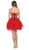 Sequined Sweetheart Corset Cocktail Dress