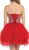 Sequined Sweetheart Corset Cocktail Dress