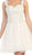 May Queen - Embroidered Sweetheart A-line Cocktail Dress