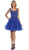 Embroidered Sweetheart A-line Cocktail Dress