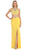 Two Piece Illusion Jewel Sheath Evening Dress