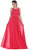 Embroidered Jewel A-line Evening Dress