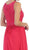Embroidered Jewel A-line Evening Dress