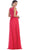 May Queen - Embroidered Jewel A-line Evening Dress