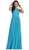 Embroidered Jewel A-line Evening Dress