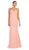 Sleeveless V-neck Sheath Evening Dress