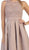 High Low Illusion Jewel A-line Evening Dress