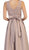 High Low Illusion Jewel A-line Evening Dress