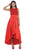 High Low Illusion Jewel A-line Evening Dress