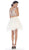 Two-Piece Floral Lace Applique Cocktail Dress