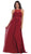 Pleated Illusion Halter A-line Evening Dress