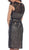 Cap Sleeve Sequined Lace Cocktail Dress