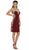 Gilded Lace Embellished Sweetheart Short Fitted Dress