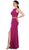 May Queen - Two-Piece Lace Panel Sheath Evening Gown