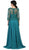Bedazzled Illusion Bateau Evening Dress