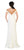 May Queen - Sweetheart Notch Off Shoulder Sheath Gown in White