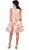 Pearl Embellished Two-Piece Cocktail Dress