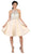 High Halter Neck Bejeweled Cocktail Dress