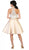 High Halter Neck Bejeweled Cocktail Dress