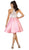 High Halter Neck Bejeweled Cocktail Dress