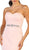 May Queen - Strapless Glimmering Waist Evening Gown