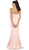 May Queen - Strapless Glimmering Waist Evening Gown